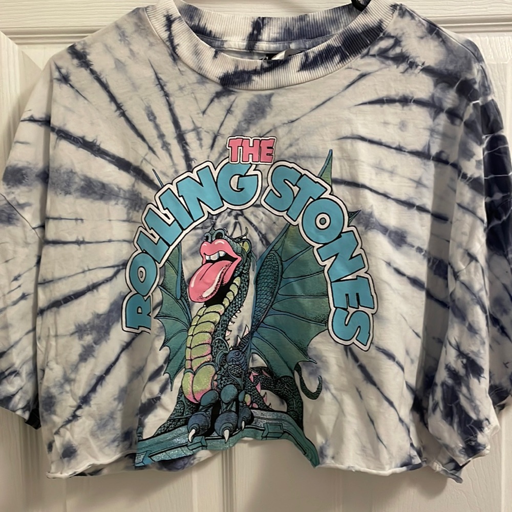 Rolling Stones crop top